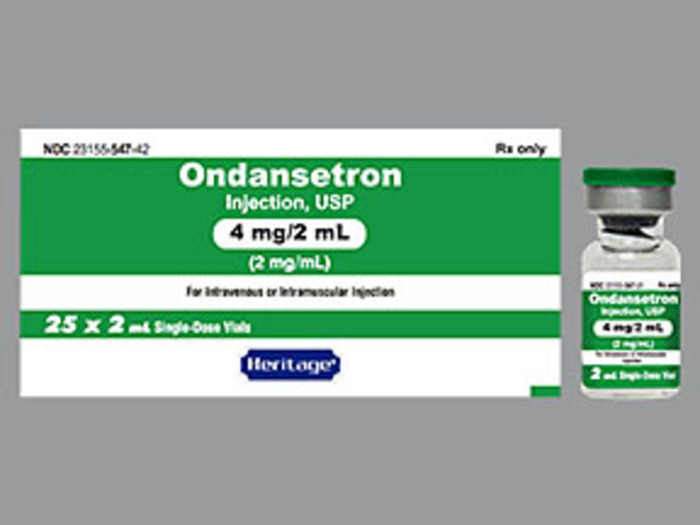 Ondansetron Injection, 4mg/2mL, 2mL, SDV, USP