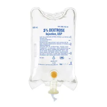 ICU 5% Dextrose Injection, 500mL, USP