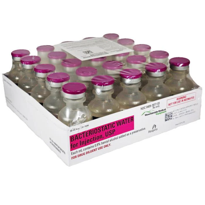 Pfizer Bacteriostatic Water Injection, 30mL, Multiple Dose Vials