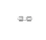 ICU FKA Smiths Medfusion® Adapter, 0.1 mL, Double Male Luer Lock, Non-DEHP