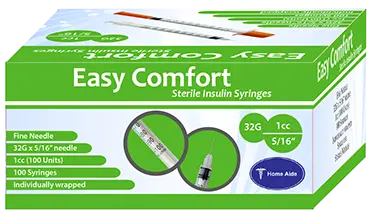 Home Aide Easy Comfort 32g, 5/16'', 1cc