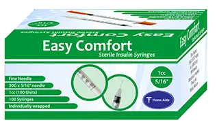 Home Aide Easy Comfort 30g, 5/16'', 1cc