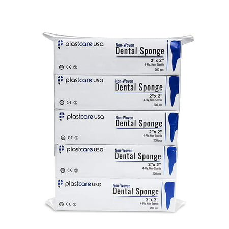 [4175201] PlastCare Gauze Pads, 2" x 2", 4-Ply, Non-Sterile