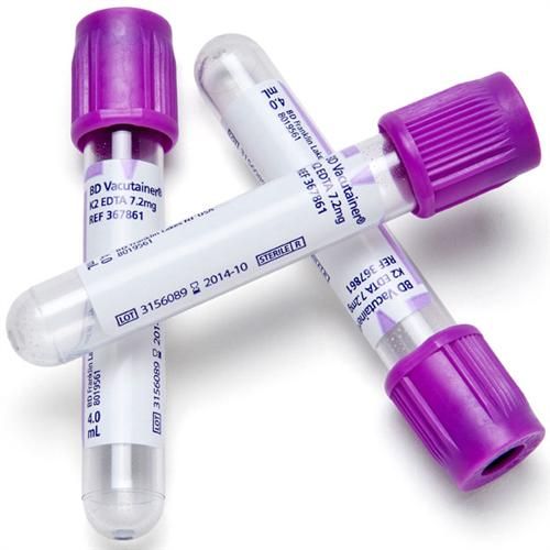 [TEM - BD- 367861] Vacutainer Plus Venous Blood Collection Tube Lav 4mL Hmgrd Clsr Plstc