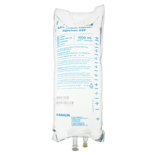 [1122704] B. Braun E3® 0.9% Sodium Chloride Injection, 1000mL, USP