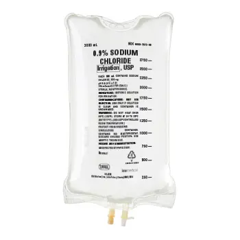 ICU 0.9% Sodium Chloride Irrigation, USP, 3000 mL