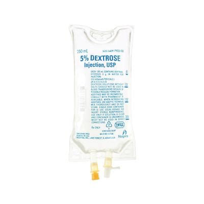 [1142823] ICU 5% Dextrose Injection, 250mL, USP