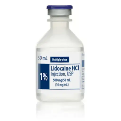 [1273409] Hospira Lidocaine Hydrochloride Injection, 1% Multi-Dose Vial, 50ml