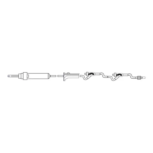 [MS83210] MedSource Labs 83″, 10 Drop, 2 Needleless PRNs