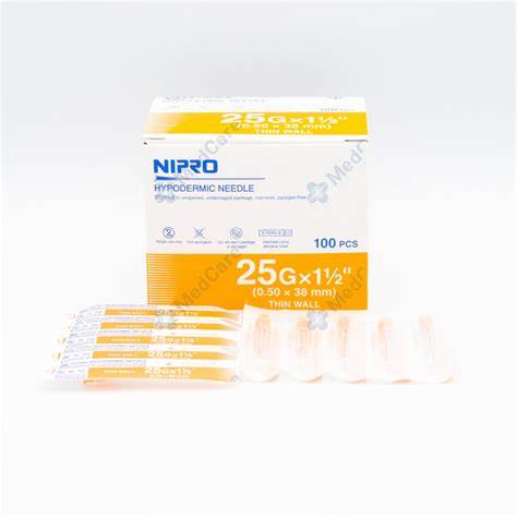[3464702] Nipro Hypodermic Needle 25G x 1"